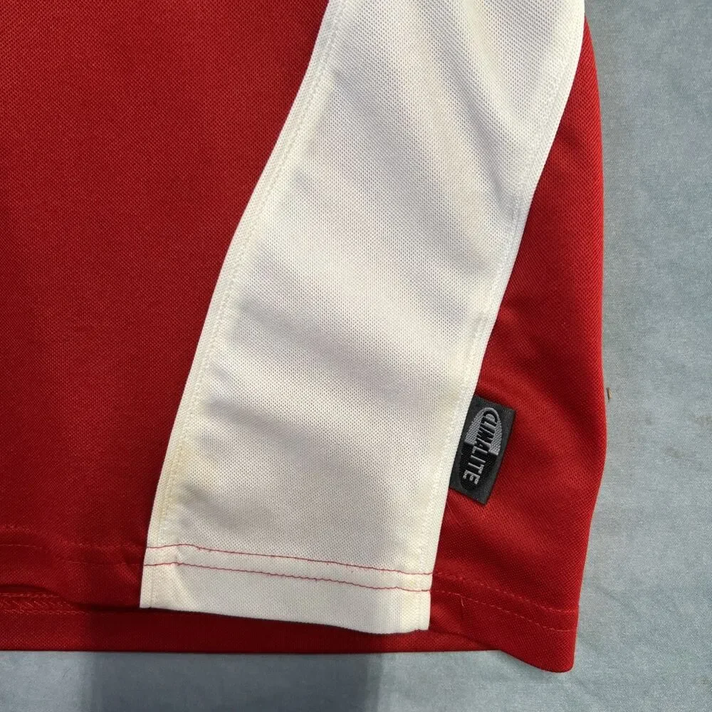adidas Red And White Jersey Lennox Int. Blokecore L